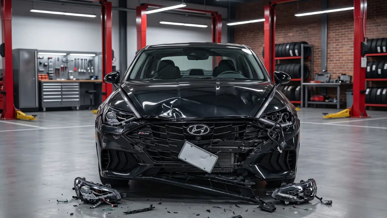 Hyundai Sonata Before Accident